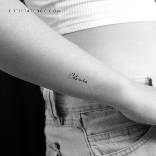 Tatuaje temporal de Chris - Juego de 3