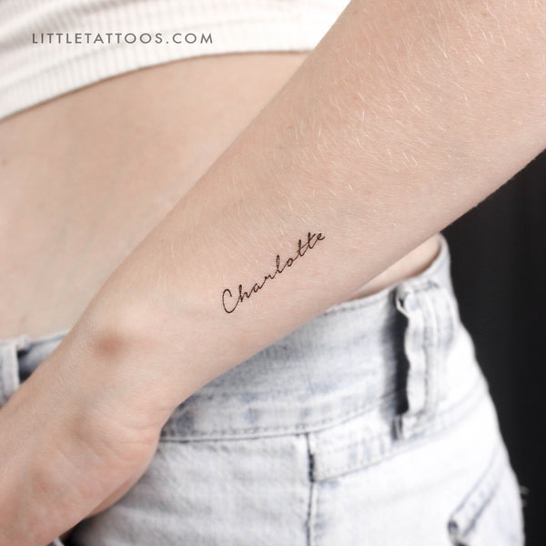 Charlotte Temporary Tattoo - Set of 3