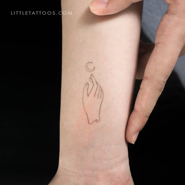 Luna by Jakenowicz Temporary Tattoo - Set of 3