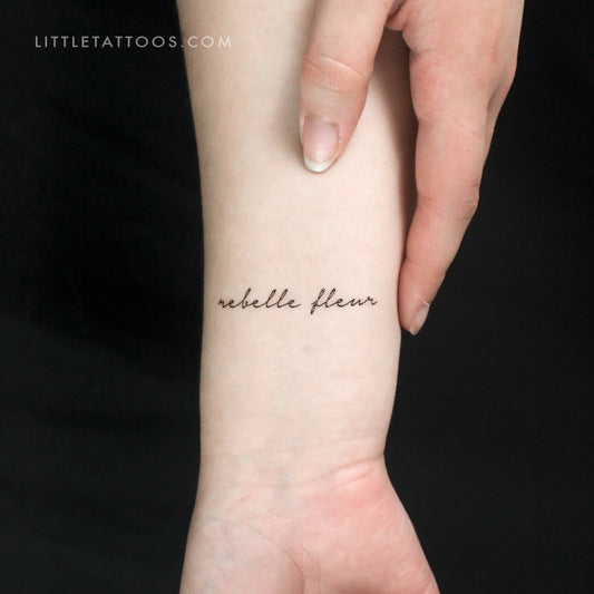 Rebelle Fleur Temporary Tattoo - Set of 3