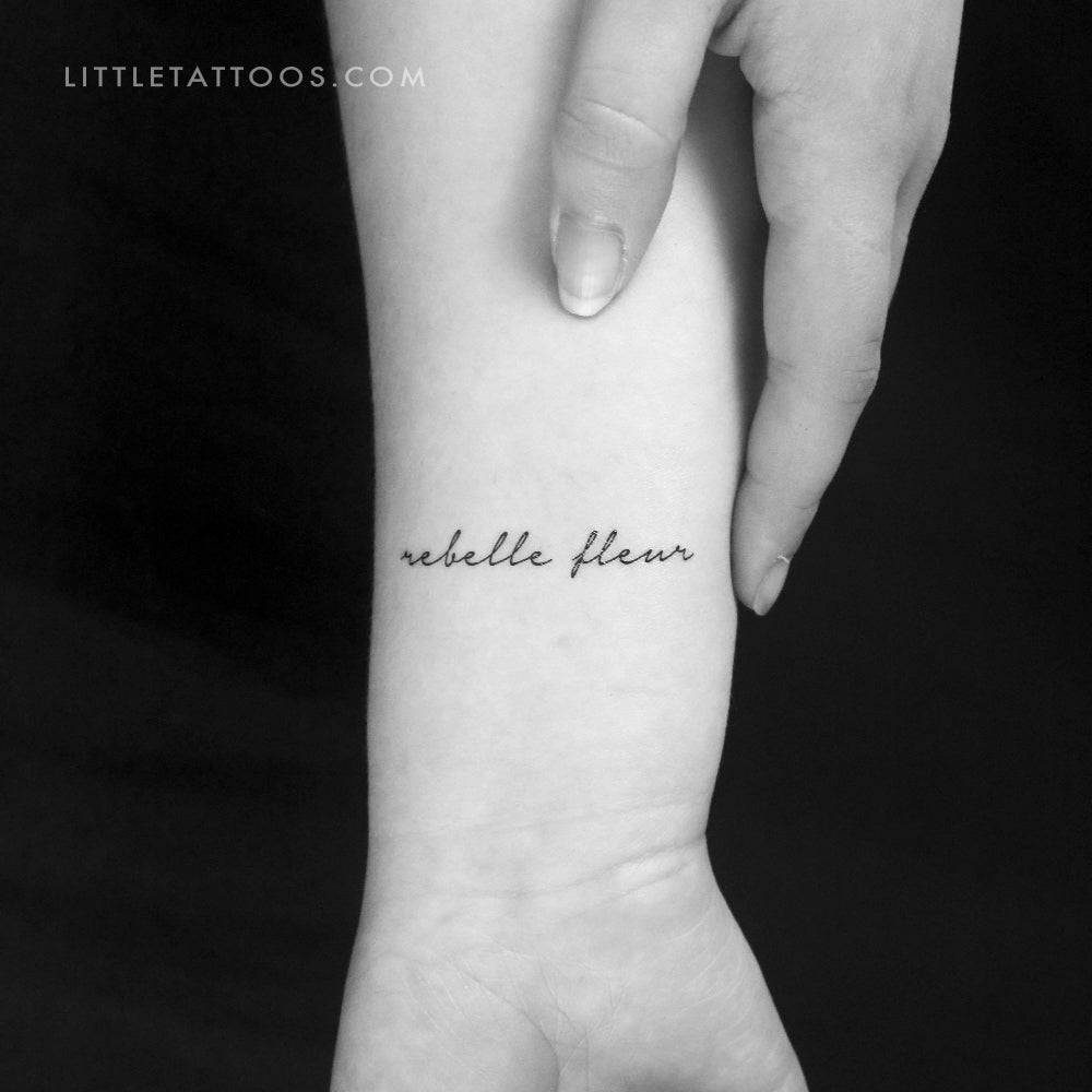 Rebelle Fleur Temporary Tattoo - Set of 3