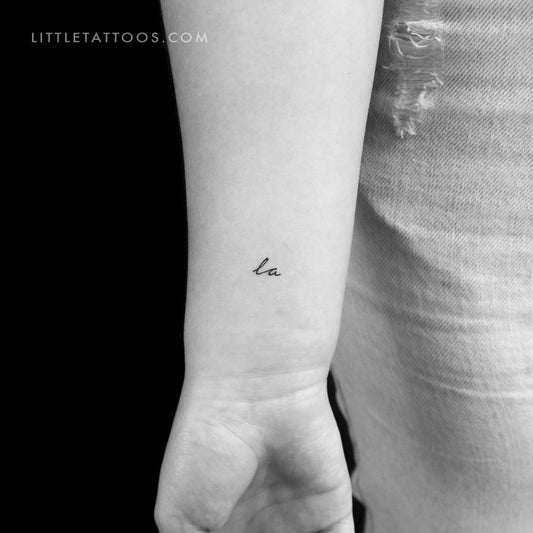 Tatuaje temporal Little La - Juego de 3