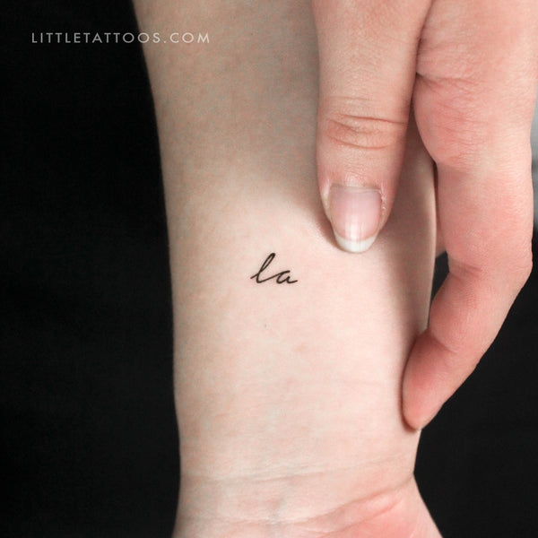 Little La Temporary Tattoo - Set of 3