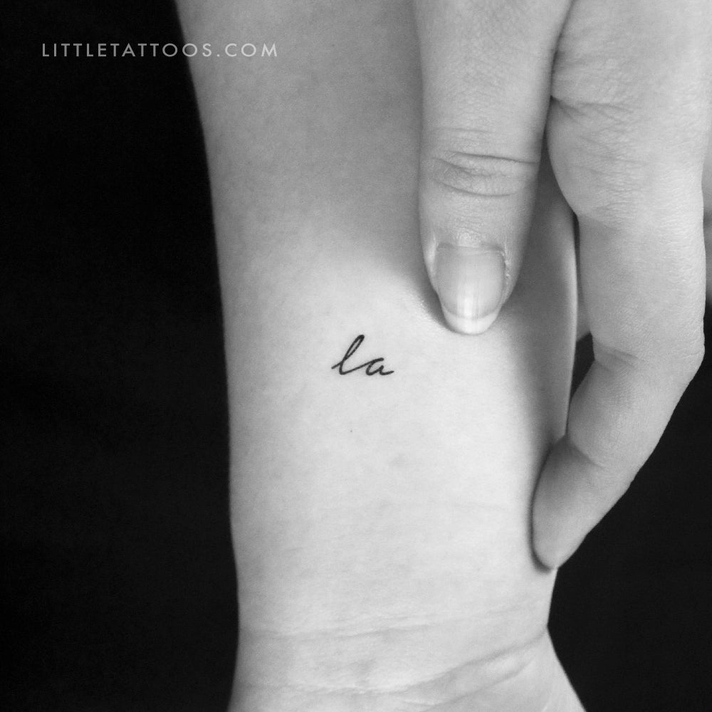 Tatuaje temporal Little La - Juego de 3