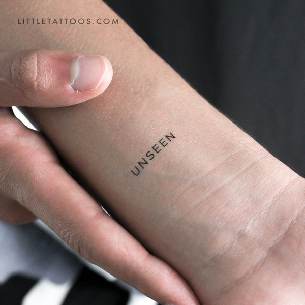 Little Unseen Temporary Tattoo - Set of 3