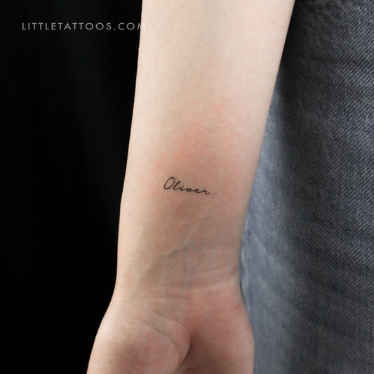 Tatuaje temporal pequeño de Oliver - Juego de 3