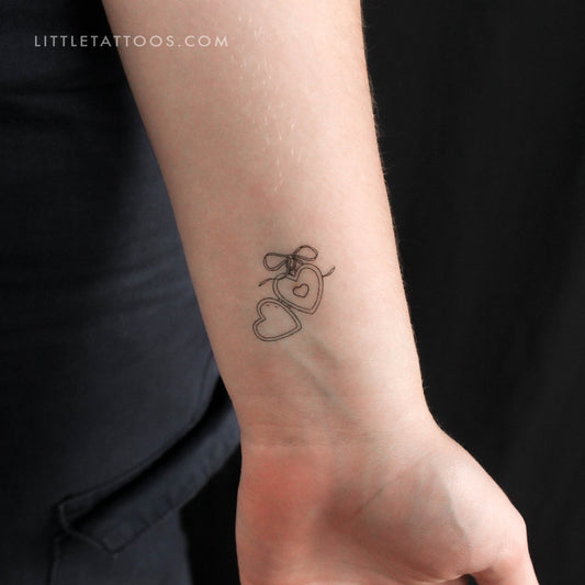Tatuaje temporal con colgante pequeño - Juego de 3