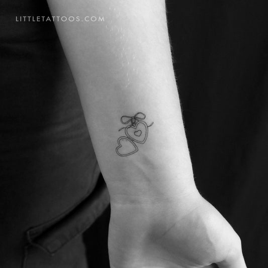 Tatuaje temporal con colgante pequeño - Juego de 3
