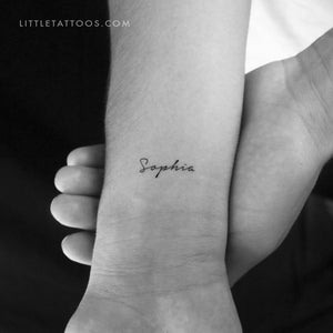 Sophia Temporary Tattoo - Set of 3