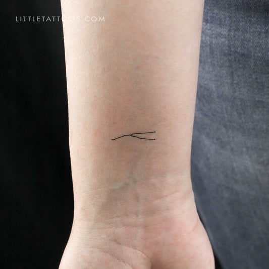 Tatuaje temporal pequeño de la constelación de Tauro (juego de 3)