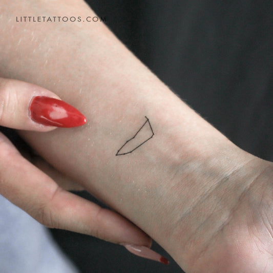 Tatuaje temporal pequeño de la constelación de Capricornio (juego de 3)