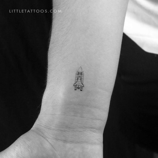 Tatuaje temporal de transbordador espacial pequeño (juego de 3)