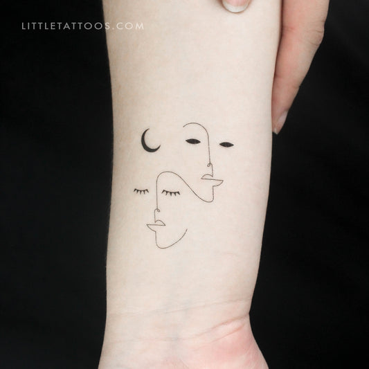 Divine Balance by Jakenowicz Temporary Tattoo - Set of 3