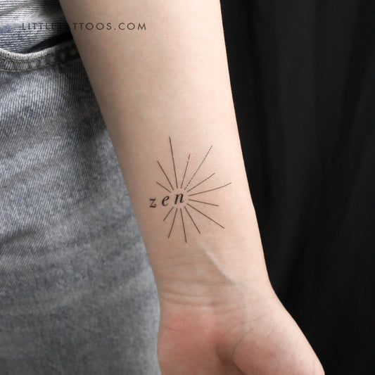 Tatuaje temporal "Zen" de 1991.ink - Juego de 3