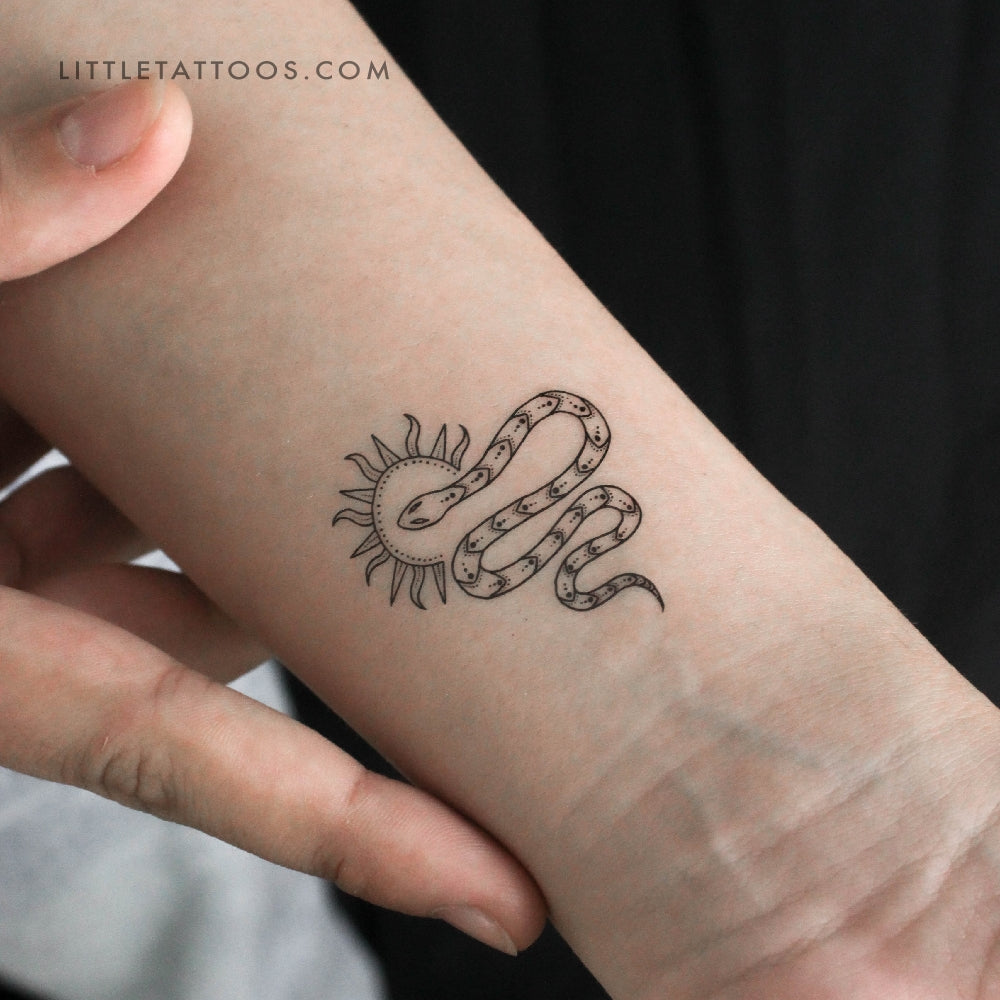Tatuaje temporal de serpiente de Tukoi (juego de 3)