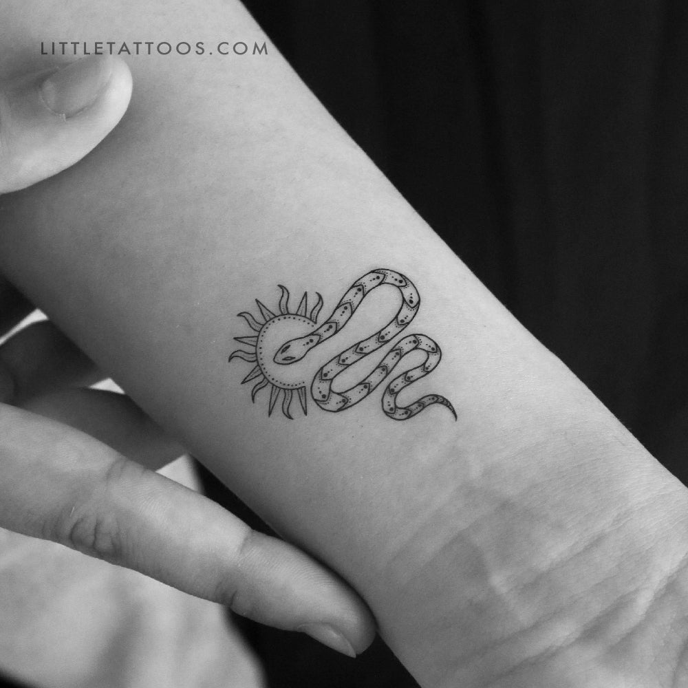 Tatuaje temporal de serpiente de Tukoi (juego de 3)