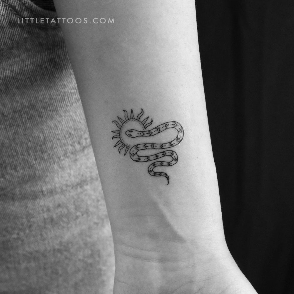 Tatuaje temporal de serpiente de Tukoi (juego de 3)
