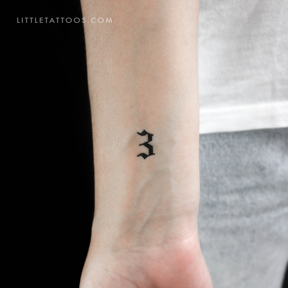 Roman Numeral III Tattoo Ideas