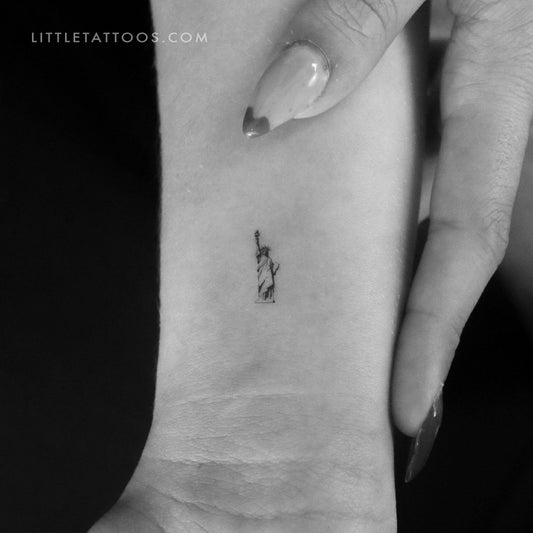 Tatuaje temporal de la Estatua de la Libertad - Juego de 3
