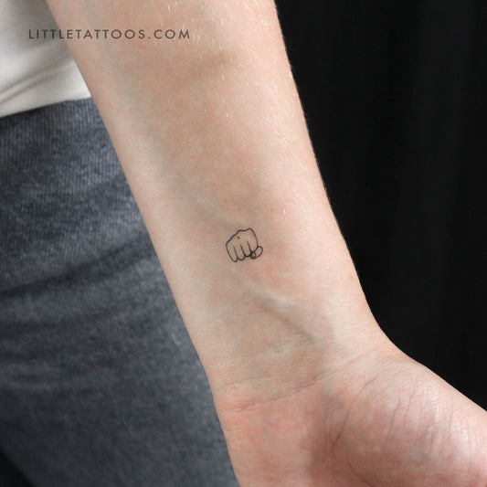 Tatuaje temporal en los nudillos - Juego de 3