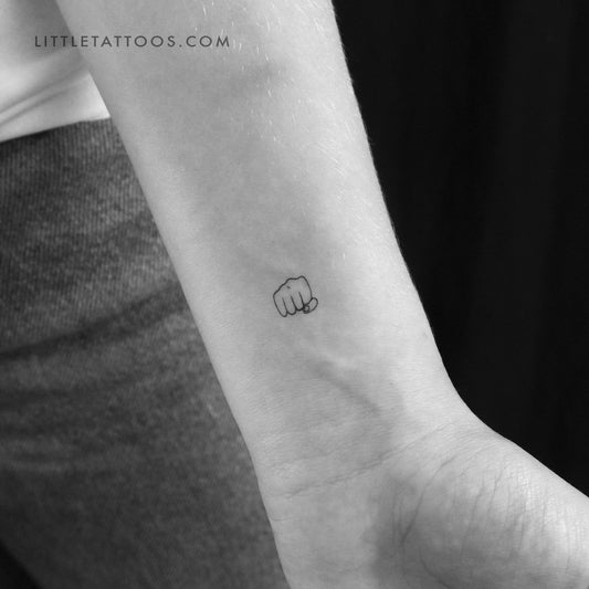 Tatuaje temporal en los nudillos - Juego de 3