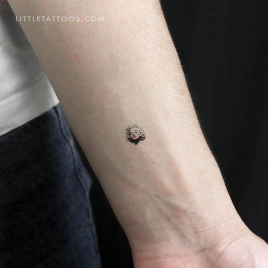Tatuaje temporal de Marilyn Monroe - Juego de 3