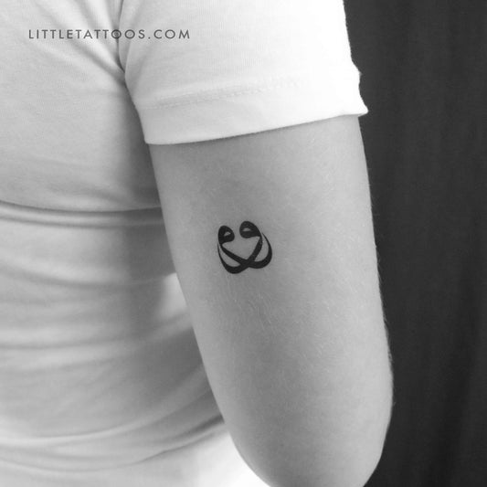 Tatuaje temporal de doble onda - Juego de 3