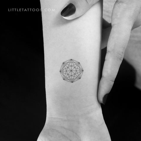 Octagon Matrix Temporary Tattoo (Set of 3)