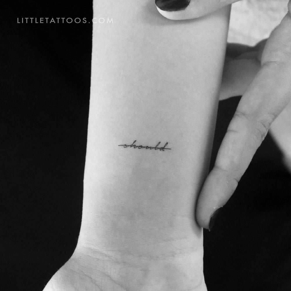 Tatuaje temporal "No hay deber" - Juego de 3