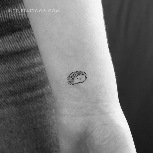 Tatuaje temporal de mini erizo (juego de 3)