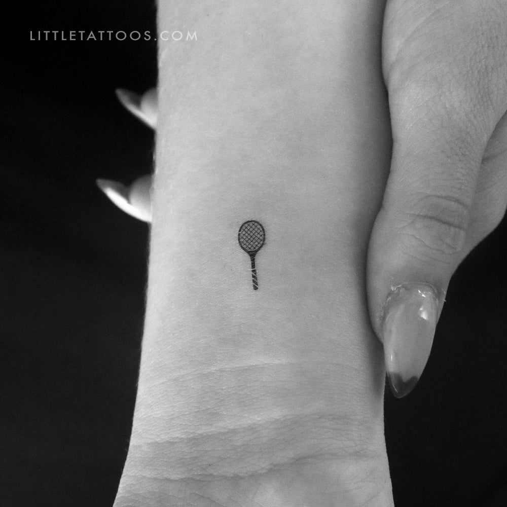 Tennis Racquet Tattoos Hands Of Elina SVITOLINA With Wilson Racket And