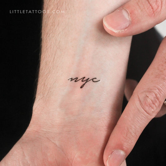 Tatuaje temporal de Little Nyc - Juego de 3