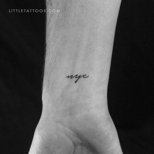 Tatuaje temporal de Little Nyc - Juego de 3
