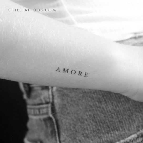 AMORE Temporary Tattoo - Set of 3