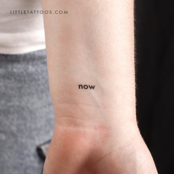 Tiny Now Temporary Tattoo - Set of 3