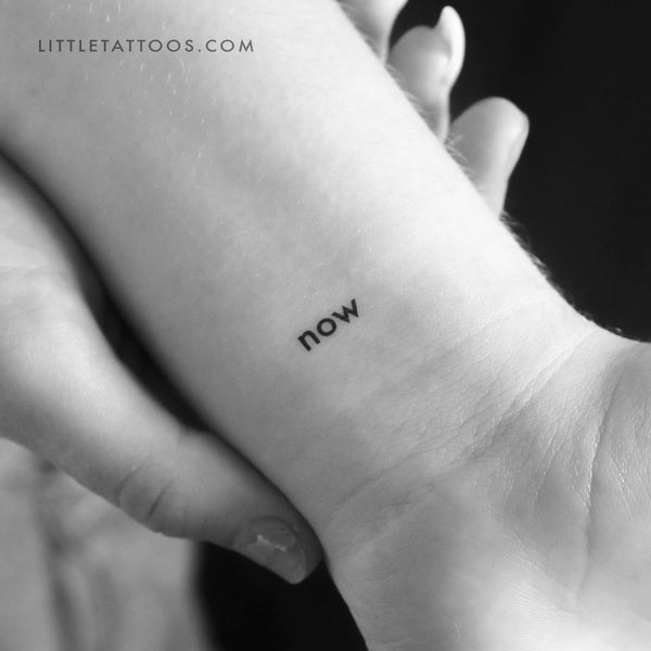 Tiny Now Temporary Tattoo - Set of 3