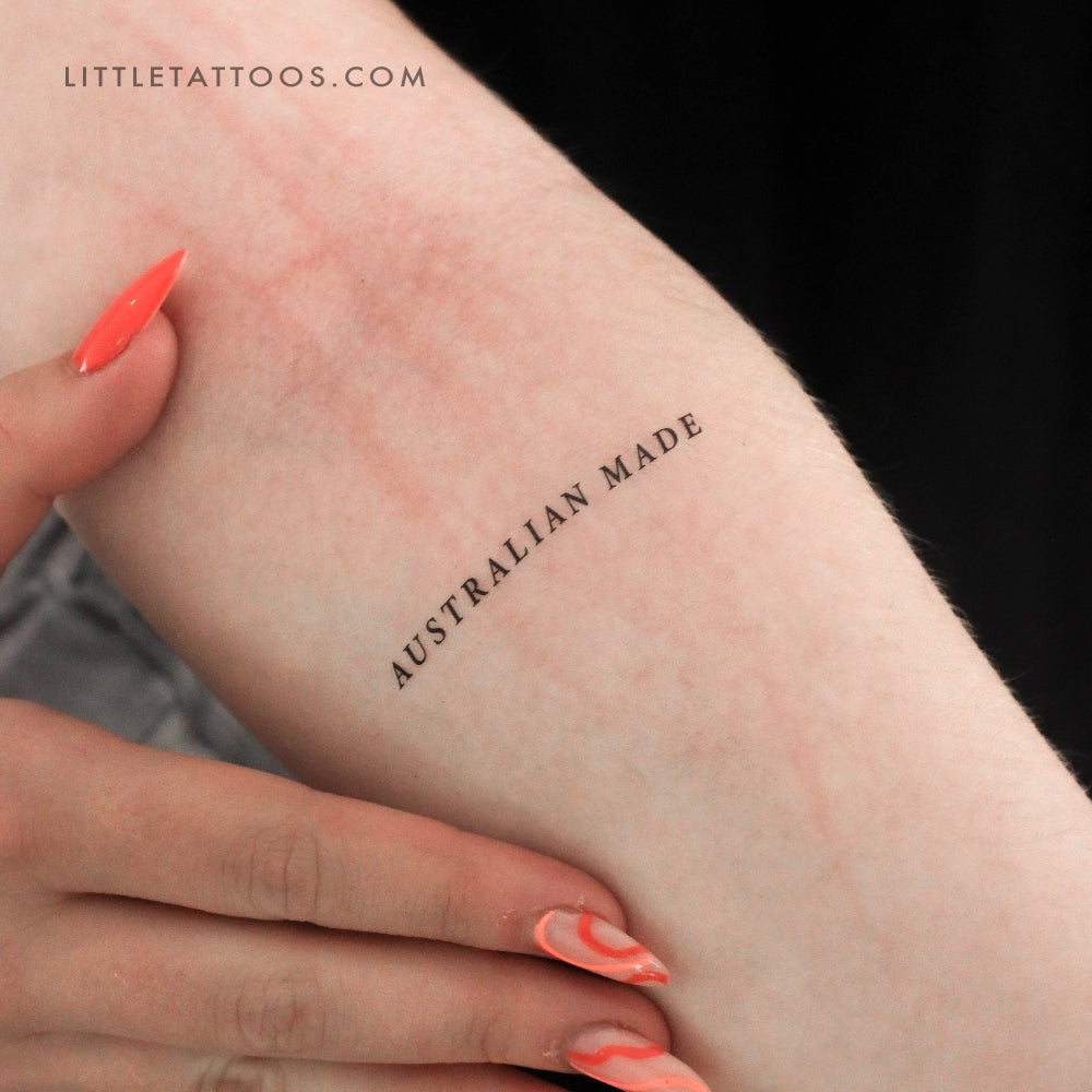 Australian Made Temporary Tattoo - Set of 3, image size:1000x1000