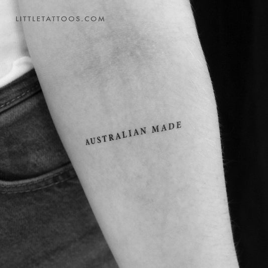 Australian Made Temporary Tattoo - Set of 3