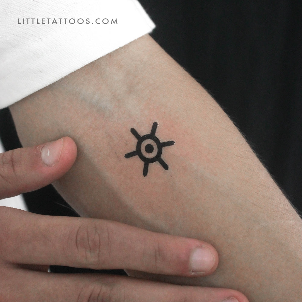 Tatuaje temporal del escudo de Tokio (juego de 3)