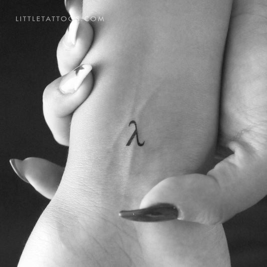 Tatuaje temporal Lambda - Juego de 3