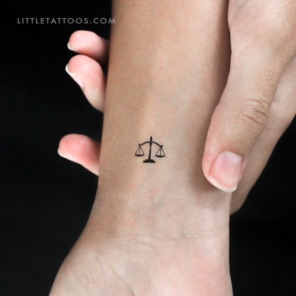 Tiny Scale Temporary Tattoo - Set of 3