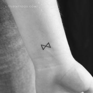 Reflect Symbol Temporary Tattoo