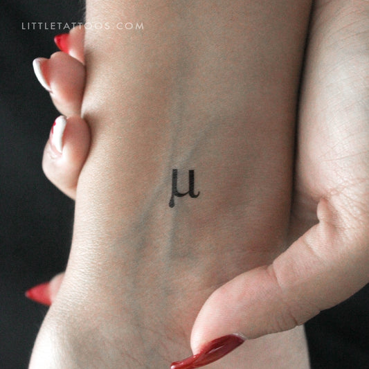 Tatuaje temporal Mu μ - Juego de 3