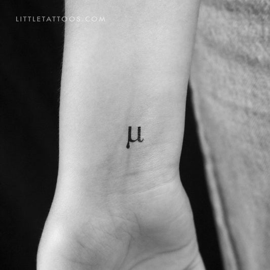 Tatuaje temporal Mu μ - Juego de 3