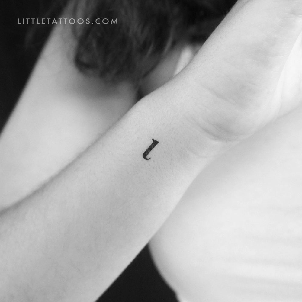Tatuaje temporal Iota ι - Juego de 3