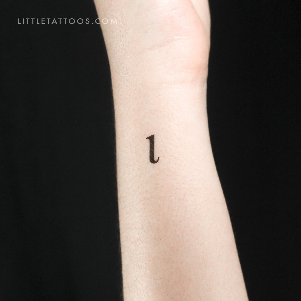Tatuaje temporal Iota ι - Juego de 3