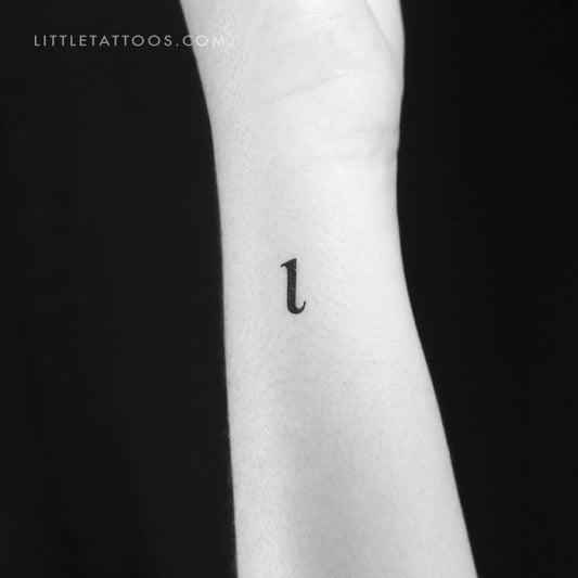 Tatuaje temporal Iota ι - Juego de 3