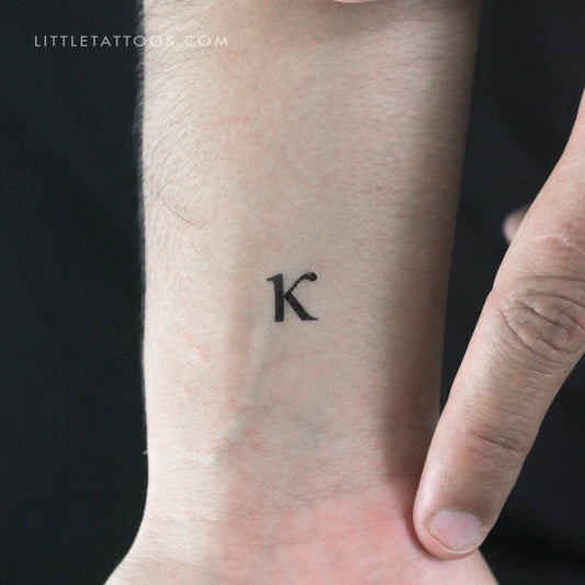 Tatuaje temporal Kappa κ - Juego de 3
