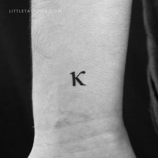 Tatuaje temporal Kappa κ - Juego de 3