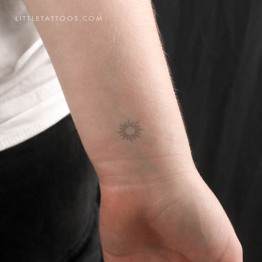 Tiny Sun de 1991. Tatuaje temporal de tinta - Juego de 3